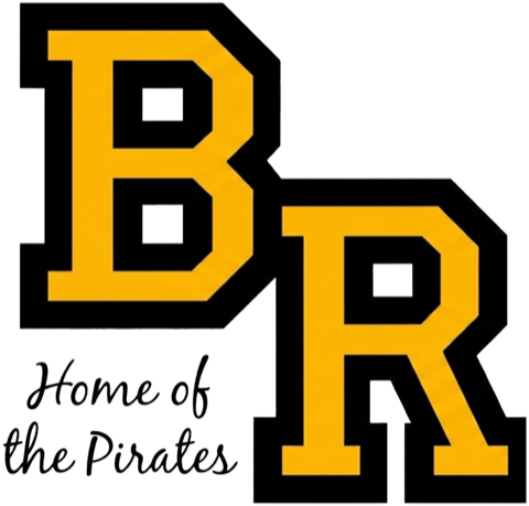 Black River Pirates BR letter logo